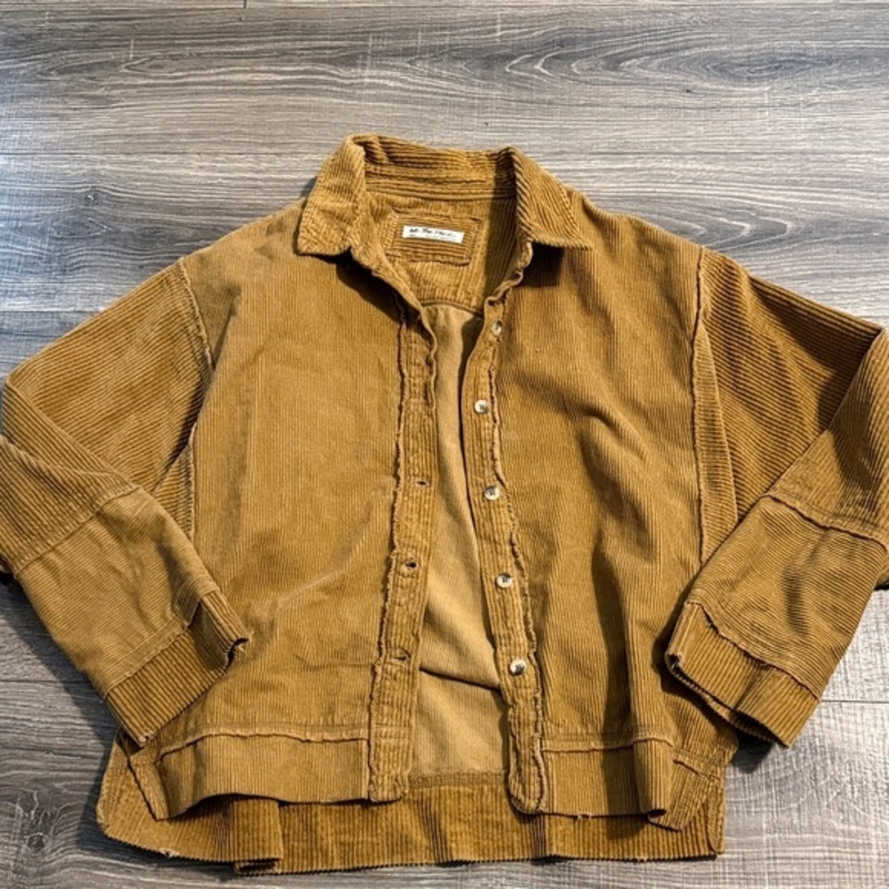 EUC We the Free Full Moon Cord Top In Bronze